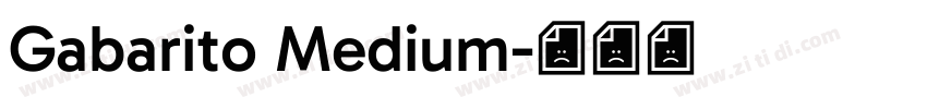 Gabarito Medium字体转换